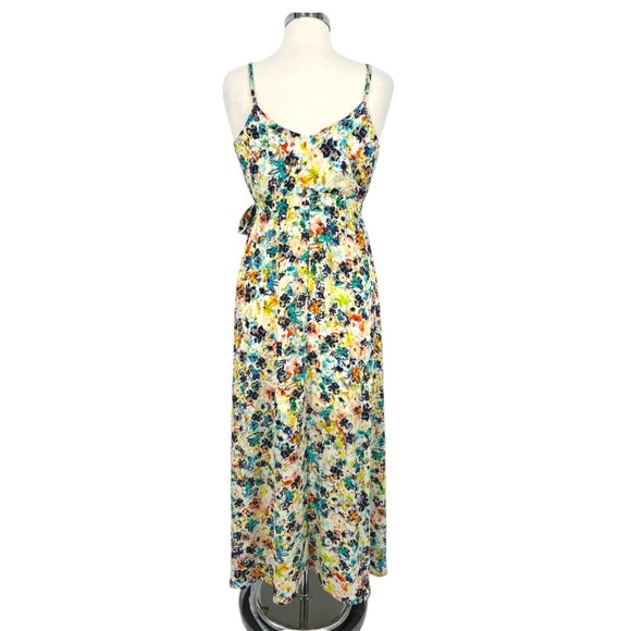 June & Hudson Floral Maxi Wrap Summer Dress Multicolor Size Medium - Picture 8 of 13